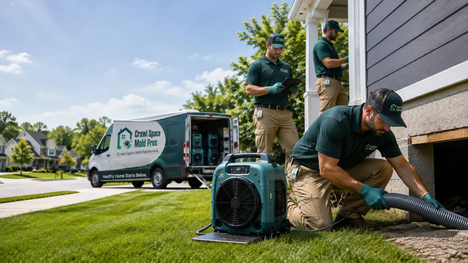 Crawl Space Mold Removal in Syracuse, NE
